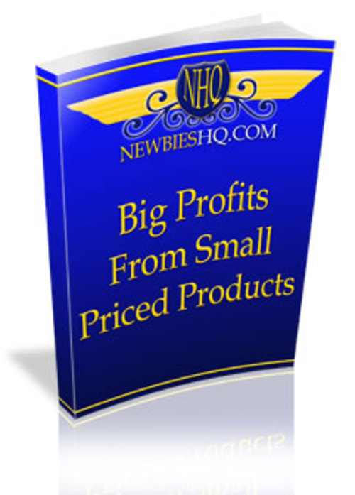 Product picture Big Profits From Small Priced Products